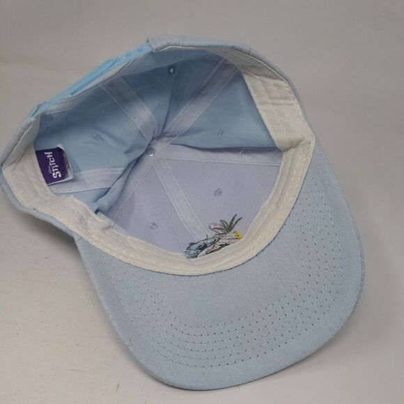 Stitch Pineapple Snapback Hat Blue OSFM Embroidered Adjustable Disney - Picture 6 of 8